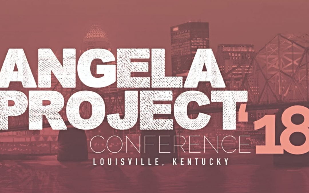 A graphic promoting the 2018 gathering of the Angela Project