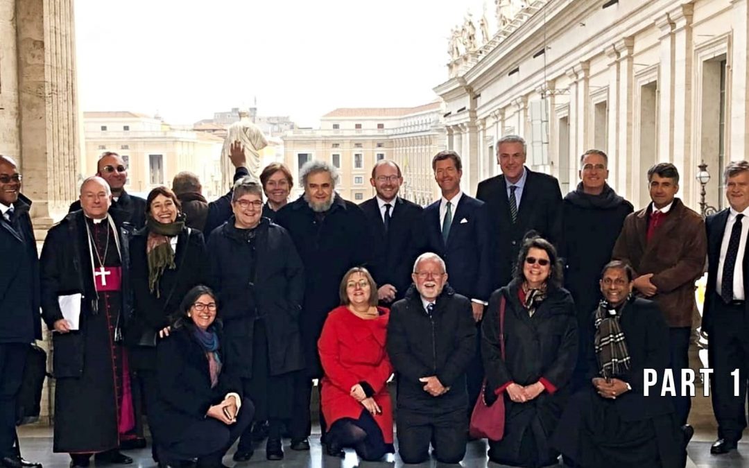 Members of the Baptist-Catholic International Dialogue Joint Commission at St. Peter's Square
