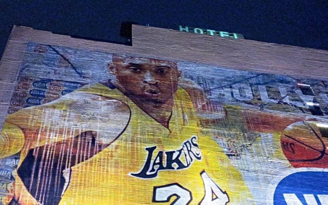 Mural of Kobe Bryant