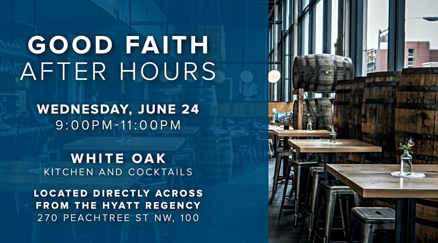 Tickets Now Available for ‘Good Faith After Hours’ in June