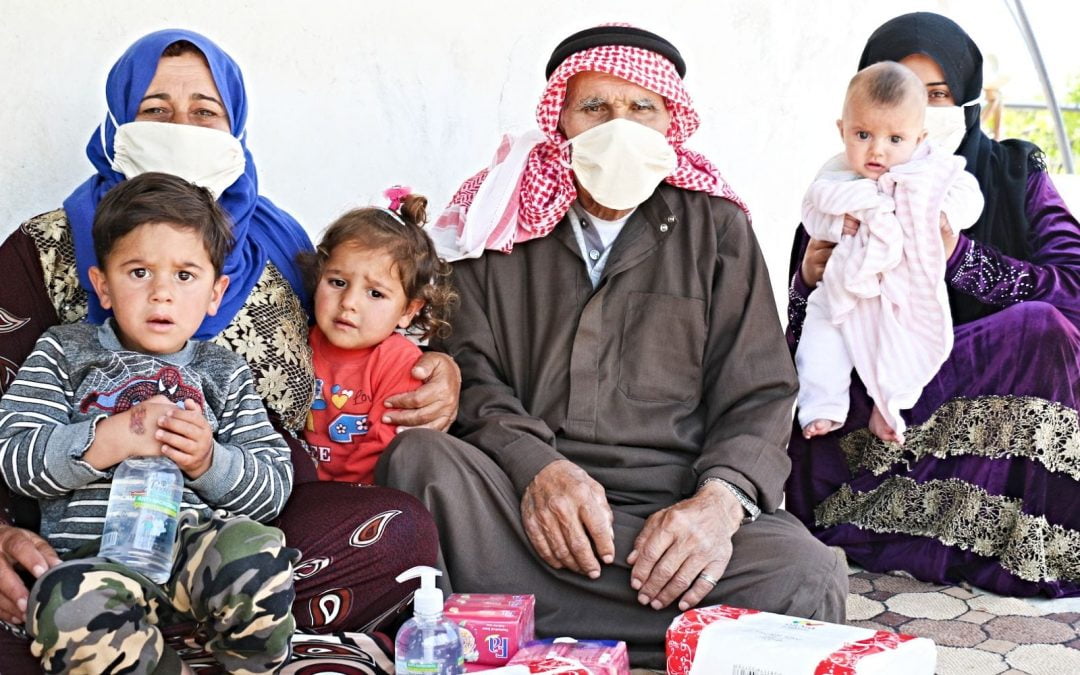 Syrian refugee family