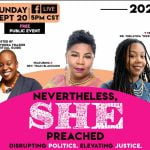 Flier for Nevertheless, She Preached conference