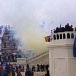 capital rioters and tear gas