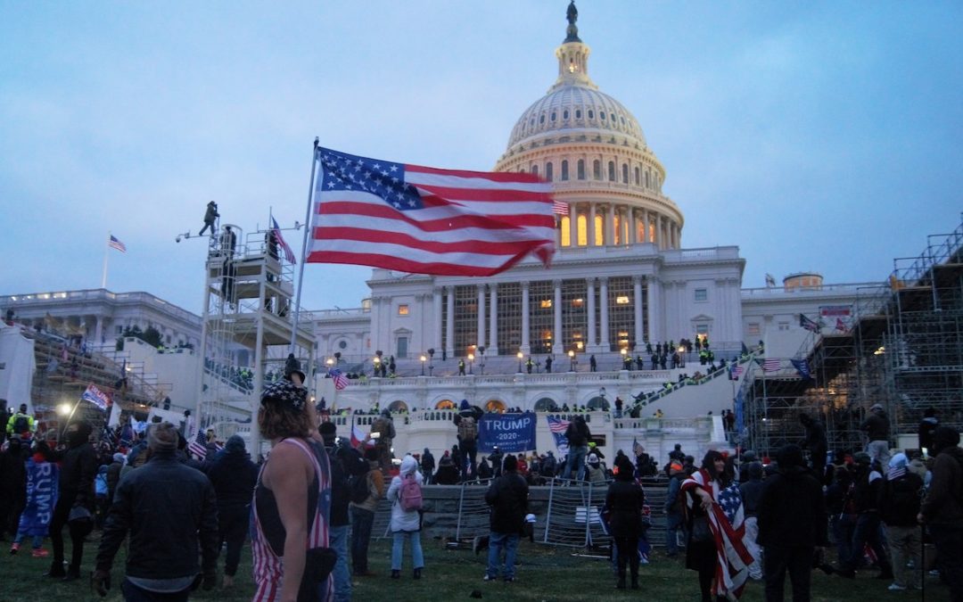 Protestors at the US Capitol on Jan. 6, 2021