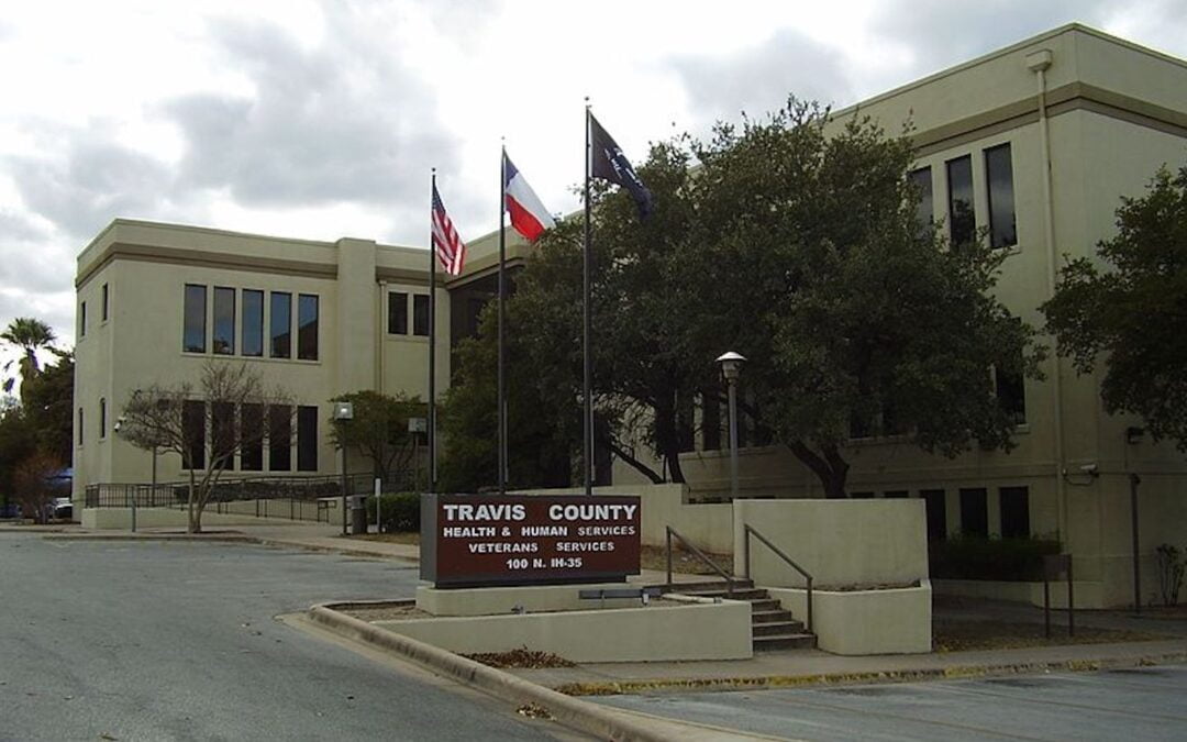 The building housing the Health and Human Services and Veterans Services departments for Travis County in Austin, Texas.