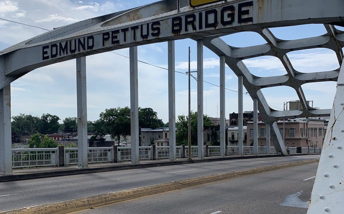 The Edmund Pettus Bridge in Selma, Alabama.