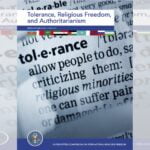 The cover page of a USCIRF report on religious tolerance and religious freedom.