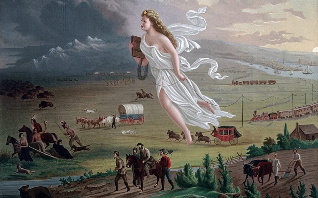A painting by John Gast titled "American Progress.”