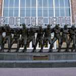 A photo of the entrance to Kyle Field.