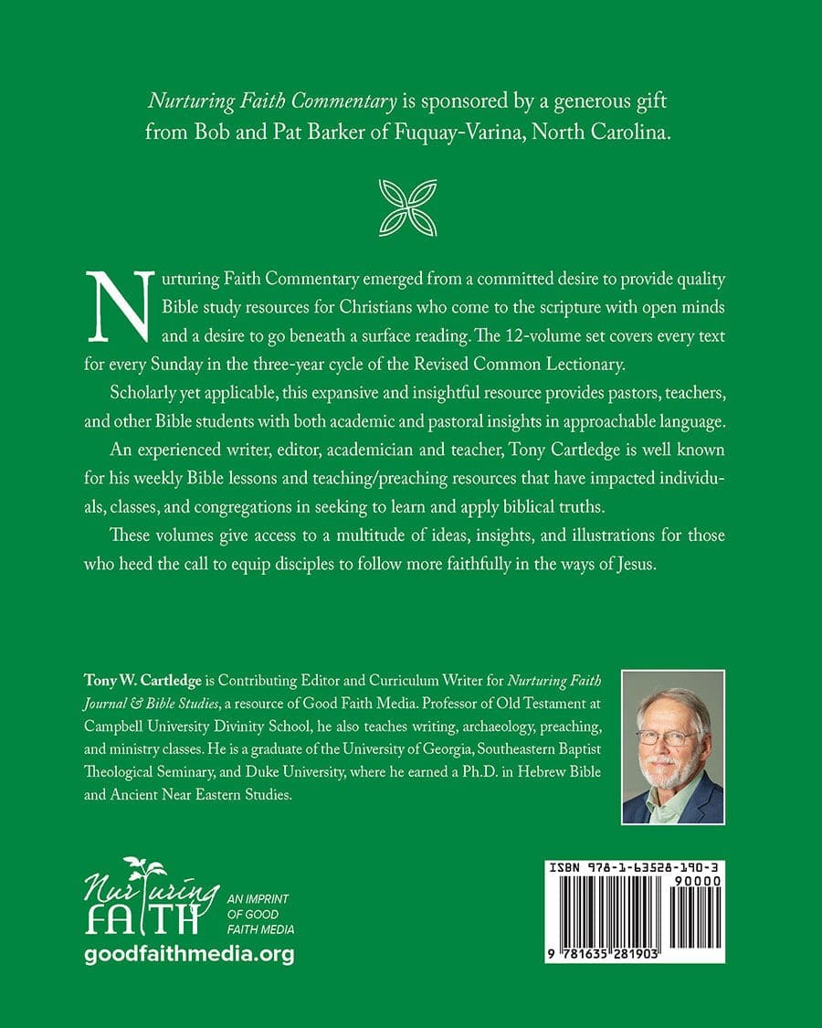 Nurturing Faith Commentary, Year A, Volume 2, PDF Digital Edition - By Tony W. Cartledge - Image 3