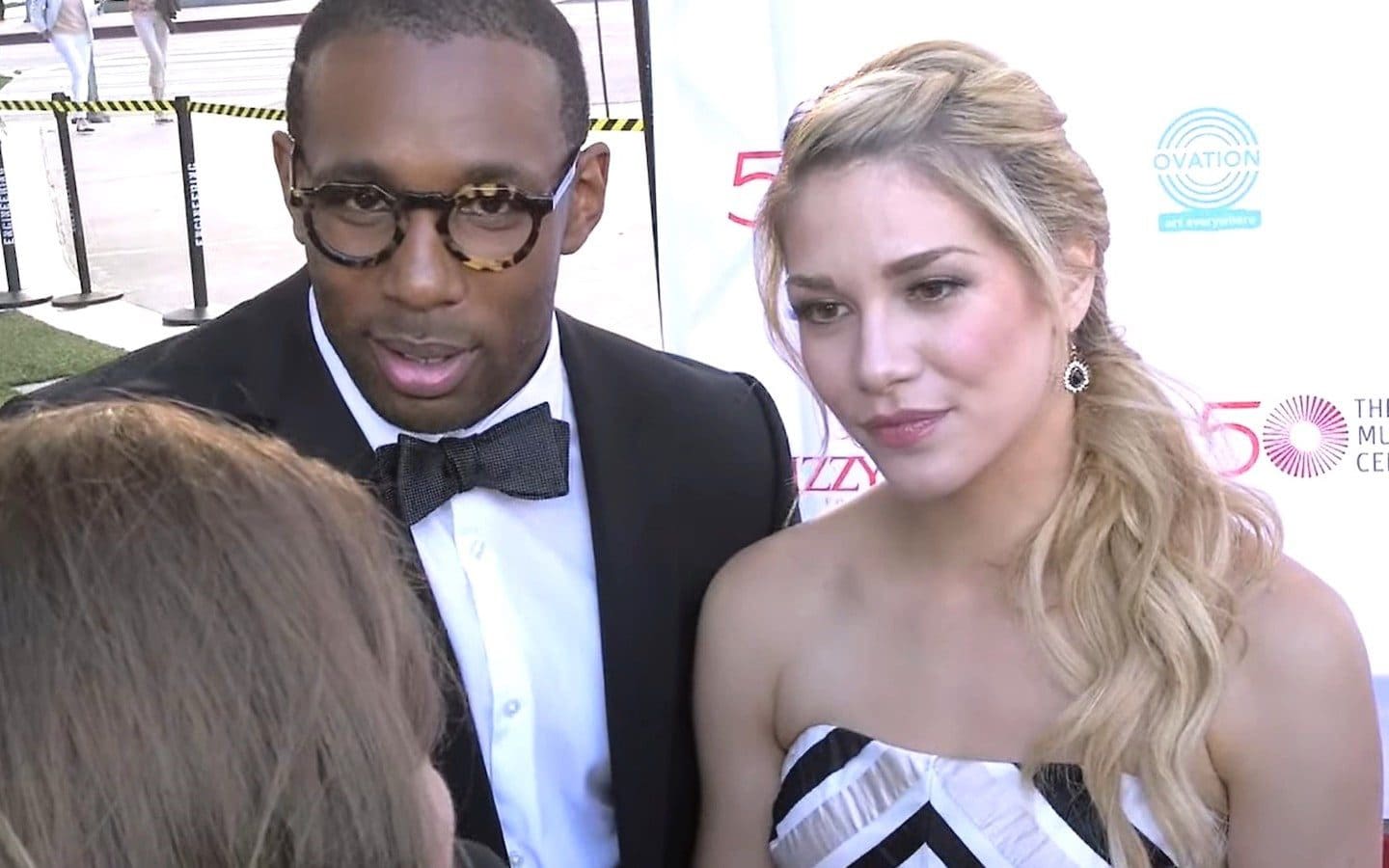 Stephen tWitch Boss and Allison Holker at Dizzy Feet Gala 2014.
