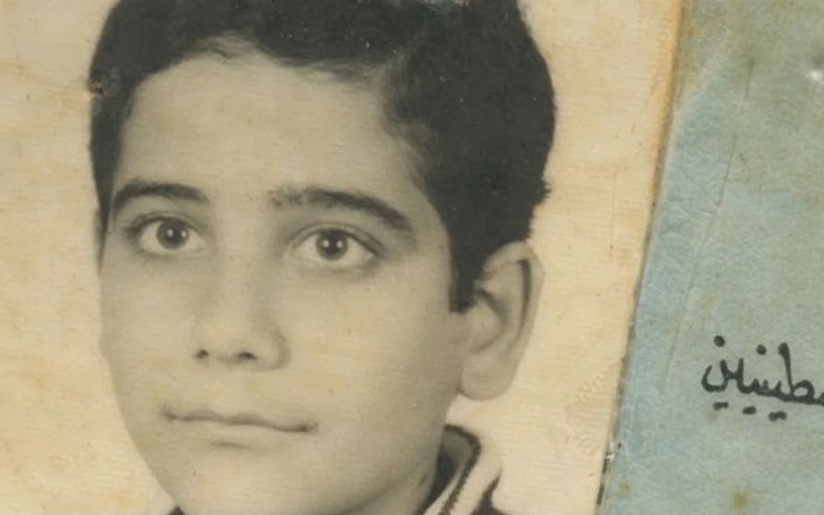 Imad Enchassi as a young boy