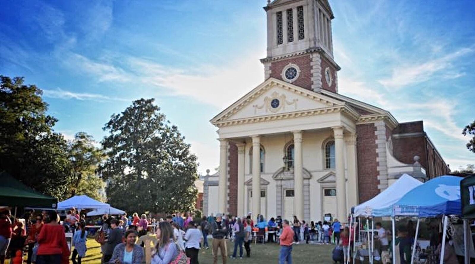 Exterior shot of First Baptist Church of Decatur