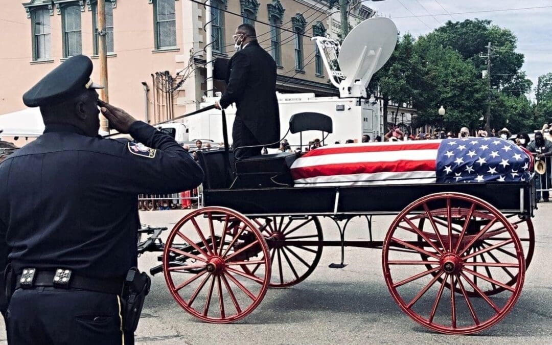 John Lewis Crosses Alabama Bridge One Last Time