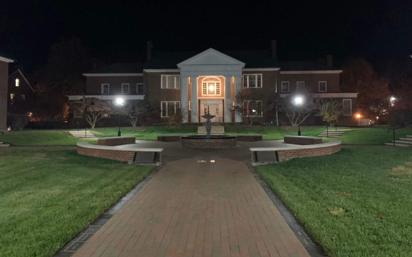 The campus of Centre College in Danville, Kentucky.