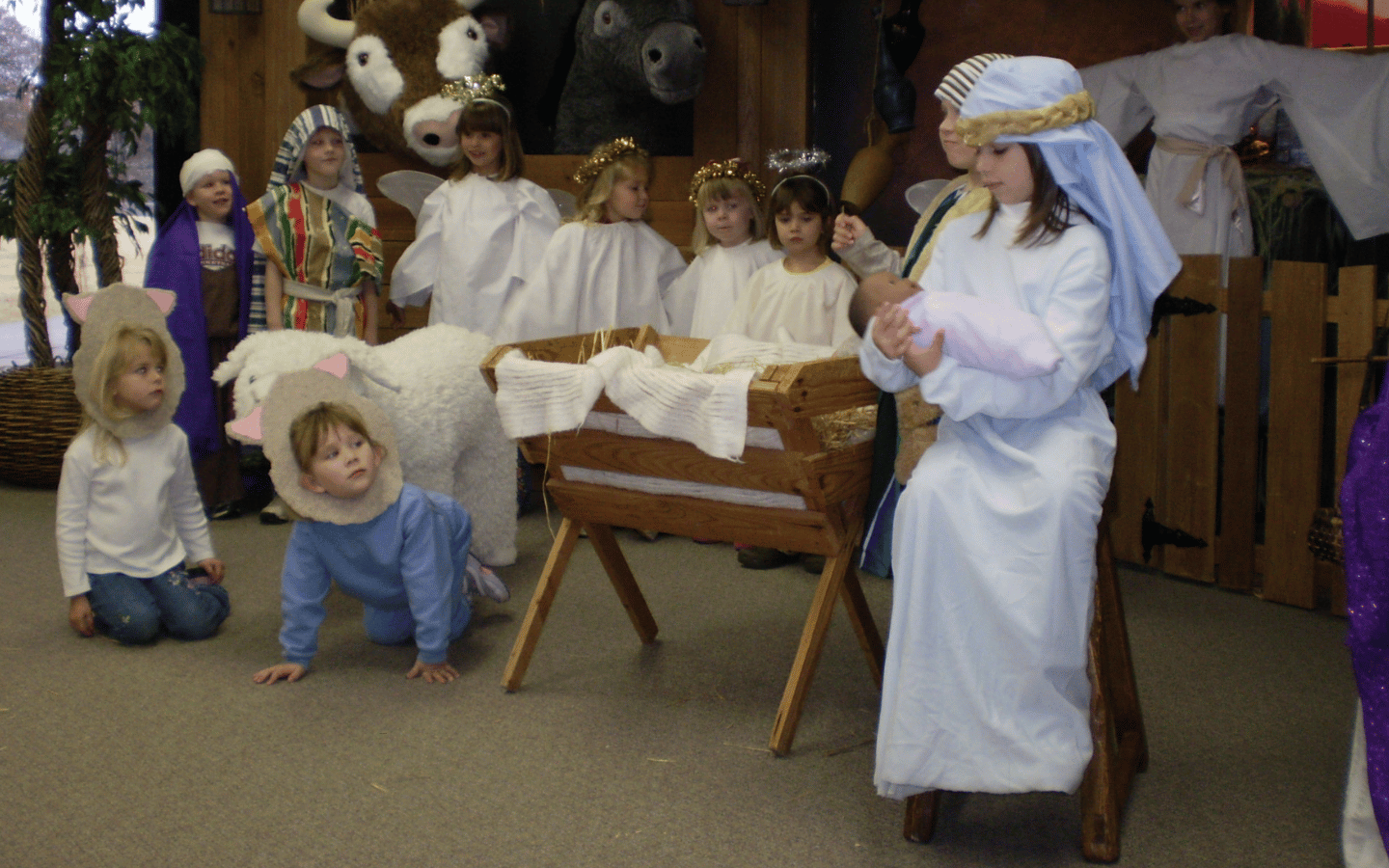 A children’s nativity play.