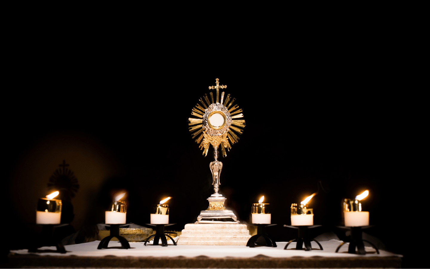 A eucharistic altar in Brazil.