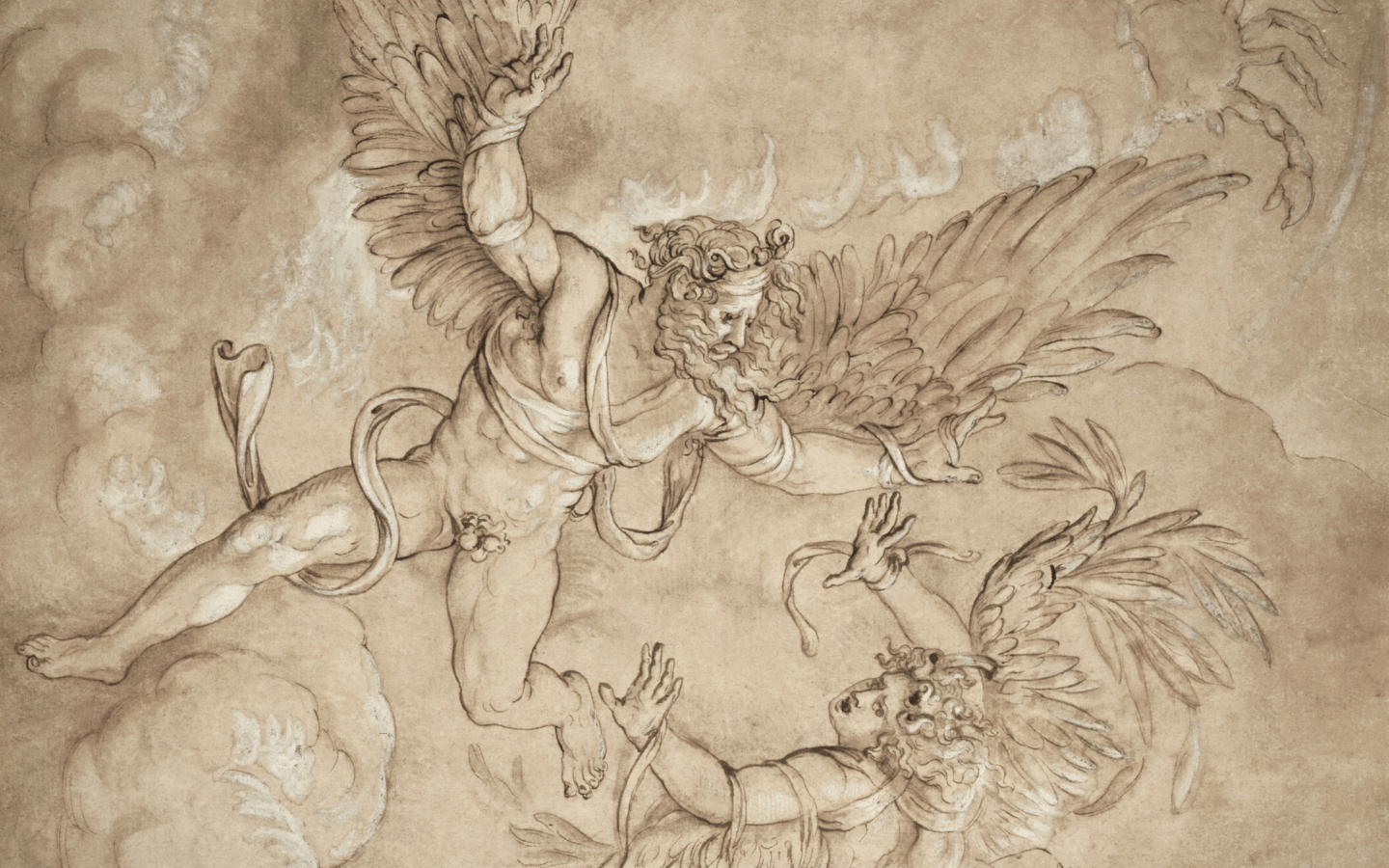 Giulio Romano’s “Fall of Icarus”