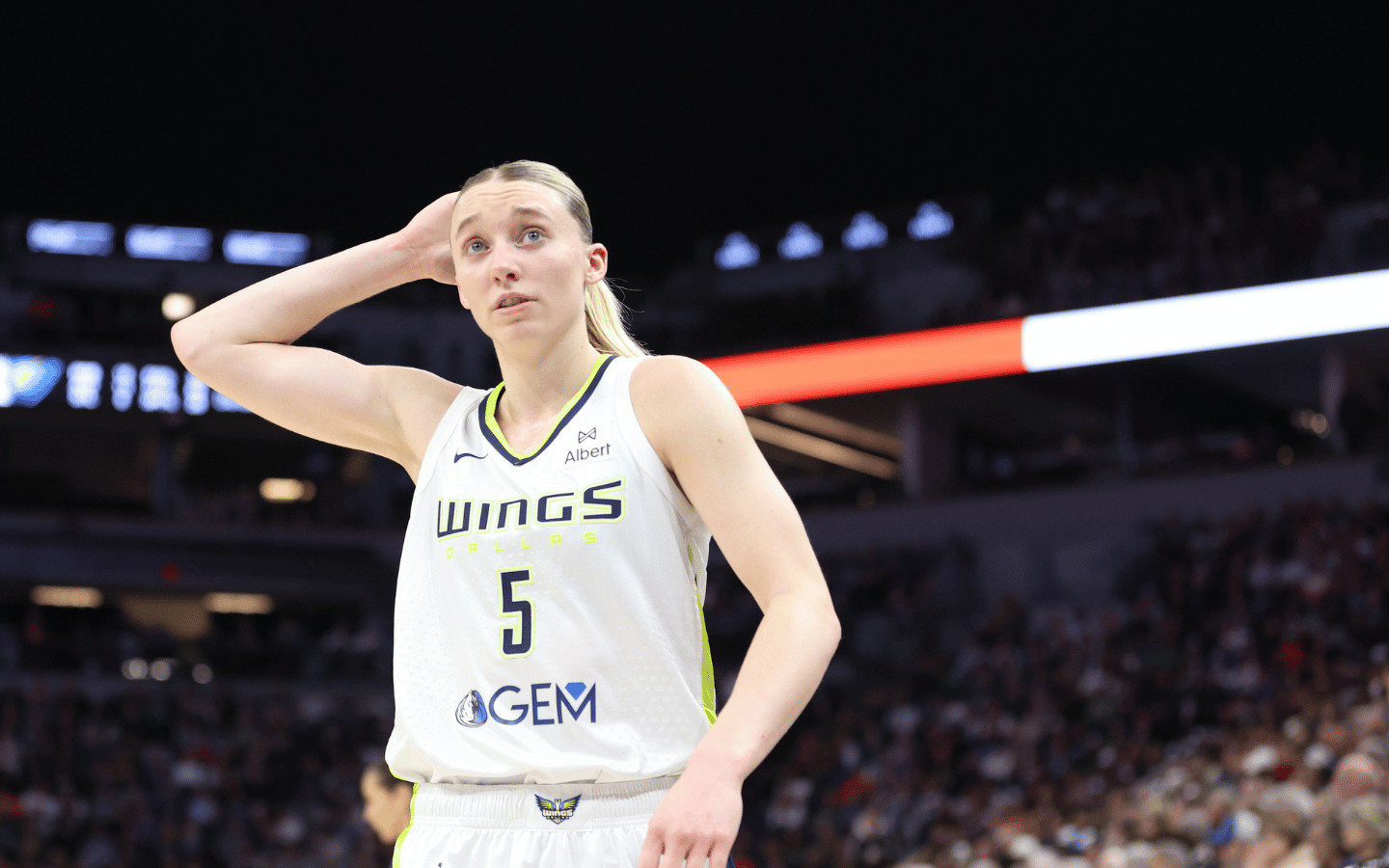 Paige Bueckers of the Dallas Wings.