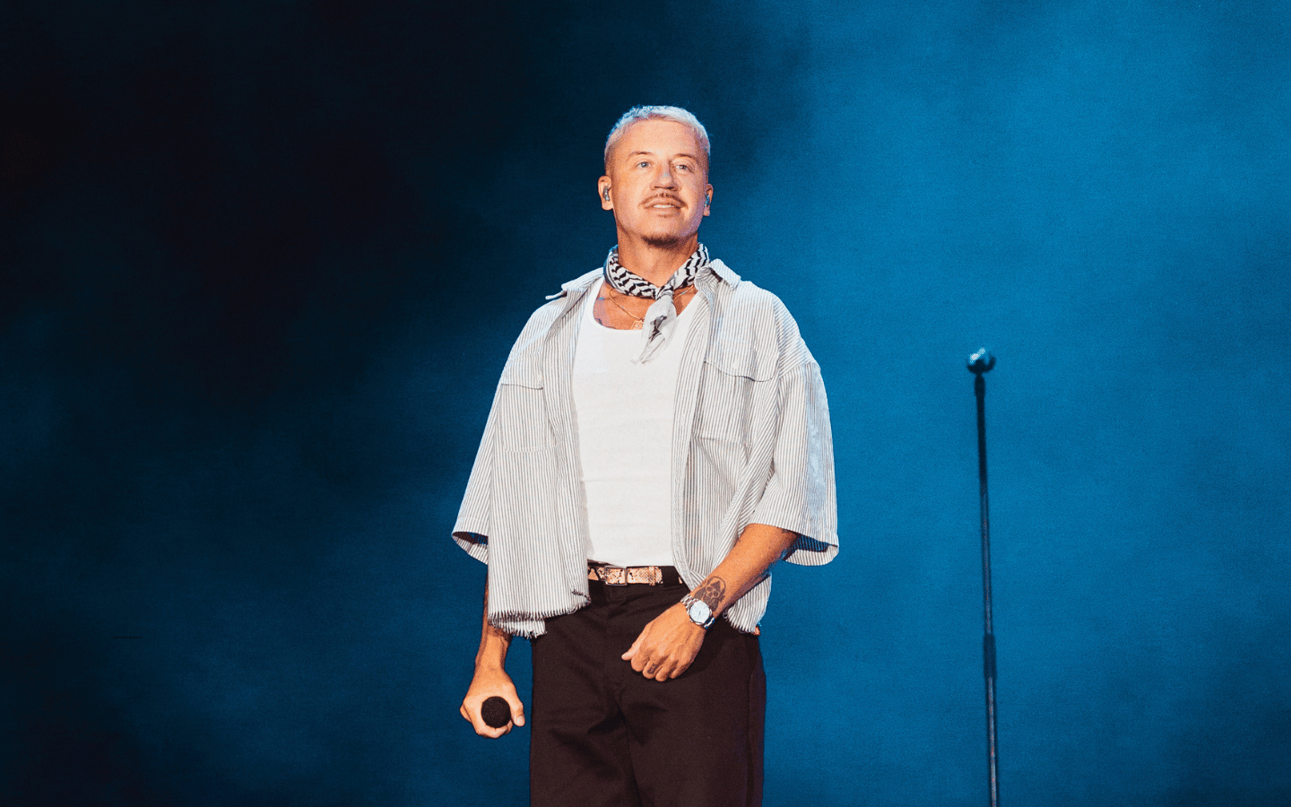 Macklemore on stage.