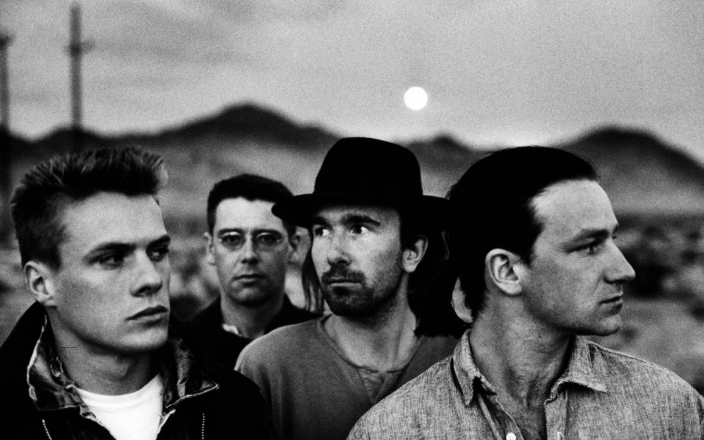 A publicity photo from U2’s album ‘The Joshua Tree’